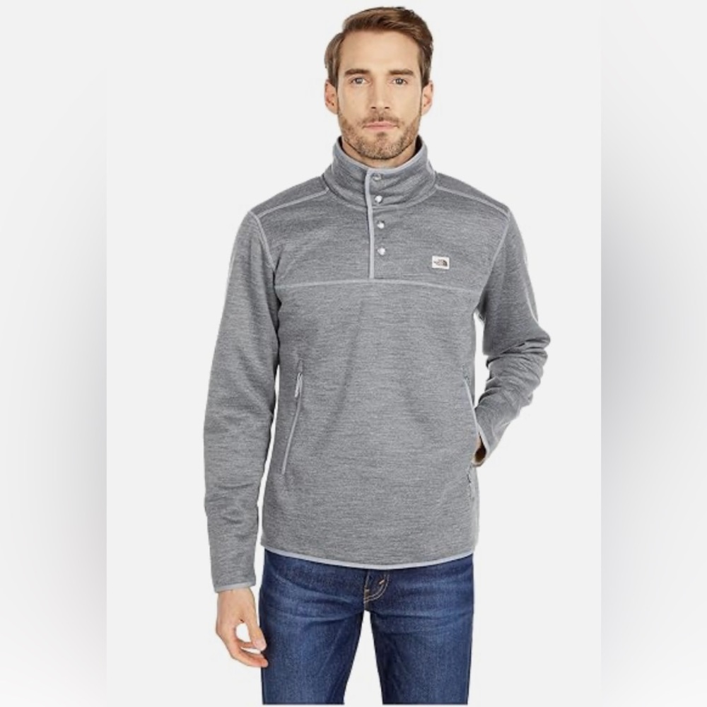 Great North Face Men’s Large Sherpa Patrol 1/4 snap pullover